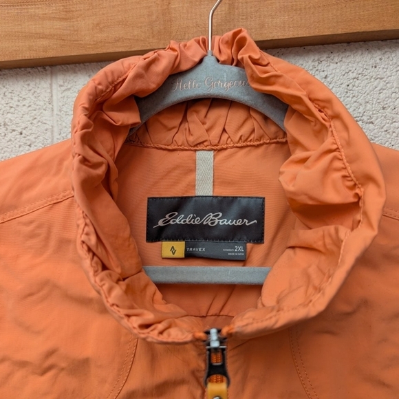 Eddie Bauer Travex size 2XL Vest in orange drawstring waist - Picture 6 of 15